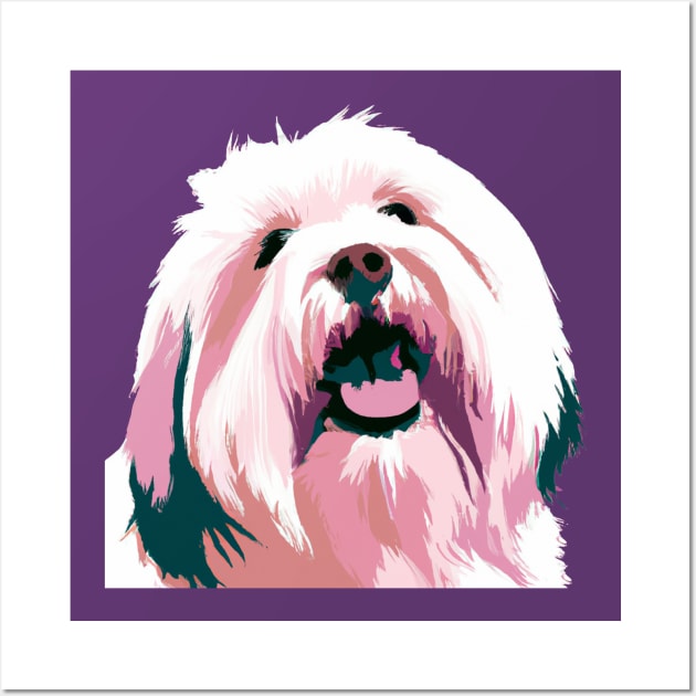 Coton de Tulear Pop Art - Dog Lover Gifts Wall Art by PawPopArt